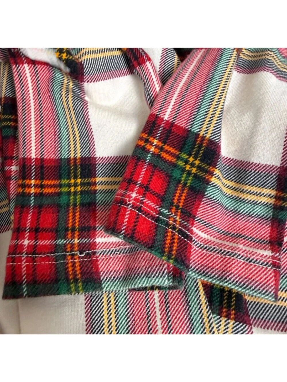 Hanna Andersson Long Sleeve Skater Dress w/ Pockets Girls 6-7 Red Holiday Plaid